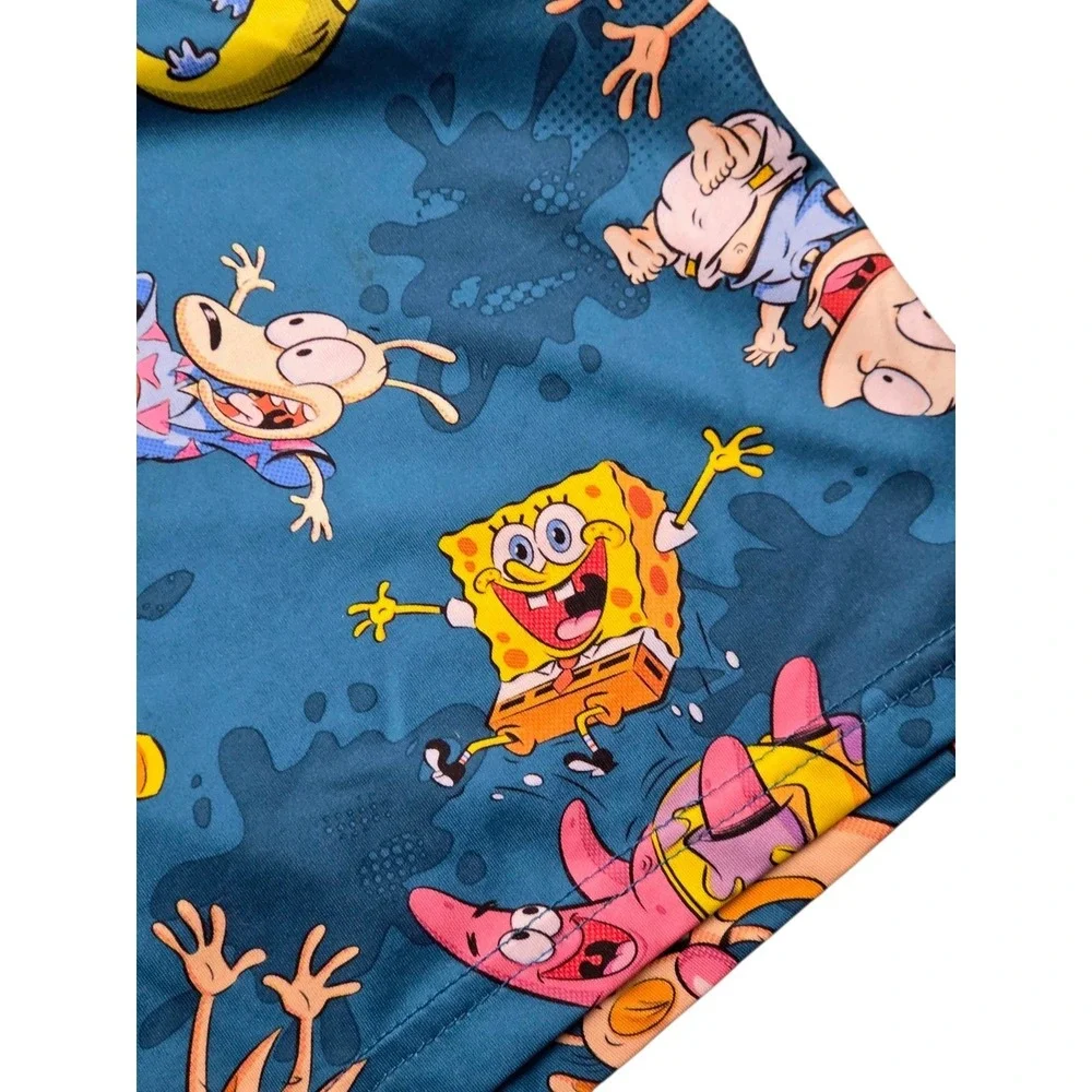 1990s‎ Nickelodeon Men's XS 26-28 Pajama Shorts Rugrats SpongeBob Squarepants